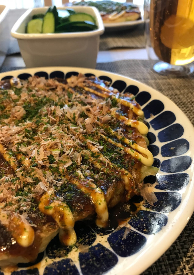 冷めても柔らか！山芋たっぷりお好み焼き-レシピのメイン写真