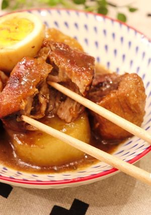 フライパンで！大根と豚の角煮-レシピのメイン写真