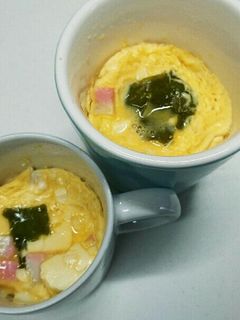 残ったみそ汁を茶碗蒸しにリメイク!-レシピのメイン写真