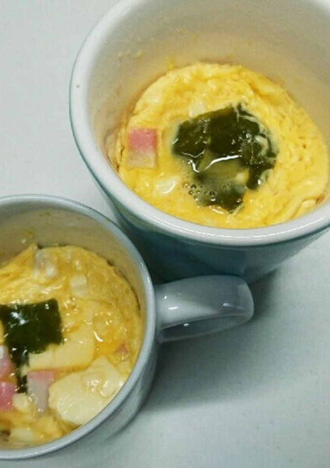 残ったみそ汁を茶碗蒸しにリメイク！-レシピのメイン写真