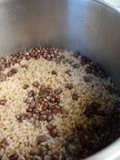 モチモチ小豆玄米ご飯-レシピのメイン写真