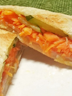 ほっかほかでヘルシーなホットサンド-レシピのメイン写真