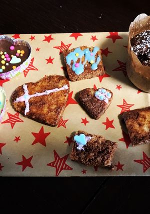V.D♡ラスクとカップケーキ-レシピのメイン写真