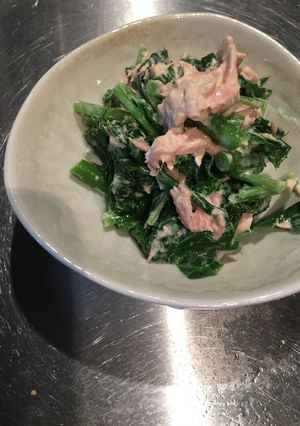 明日葉とツナの和え物-レシピのメイン写真