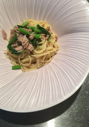 明日葉とツナのパスタ-レシピのメイン写真