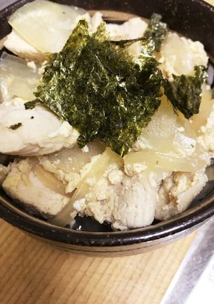 ズボラ大量親子丼(笑)-レシピのメイン写真