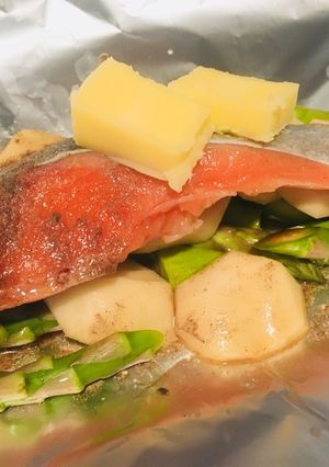 鮭のホイル焼き♪-レシピのメイン写真