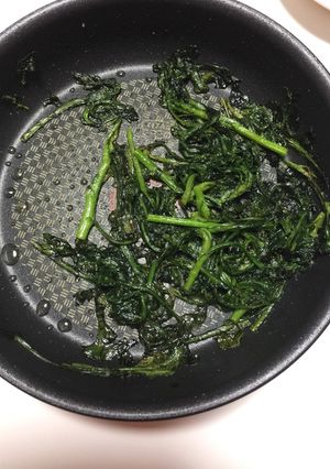 春菊の青菜炒め-レシピのメイン写真