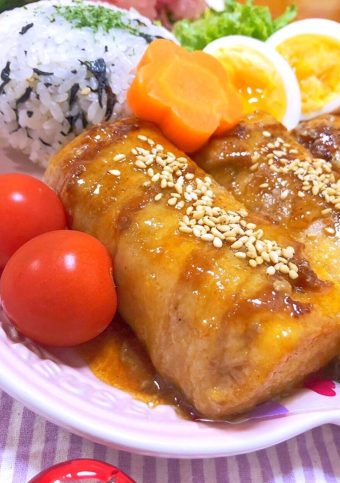 とろける♡厚揚げのしそチーズ肉巻き-レシピのメイン写真