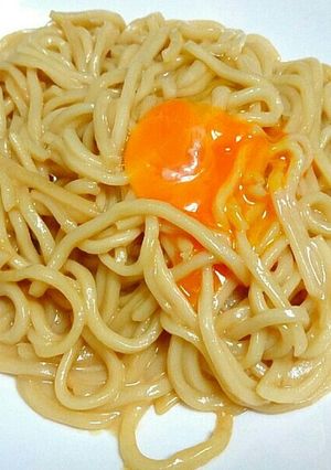 クリーム不使用！カルボナーラ風うどん-レシピのメイン写真