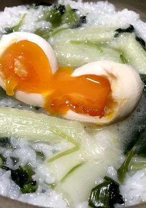 野菜出汁でシンプル粥 長ネギバージョン-レシピのメイン写真