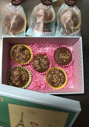 HM簡単チョコカップケーキ♡︎湯煎なし！-レシピのメイン写真