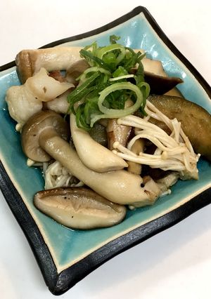 ナスときのこのポン酢炒め-レシピのメイン写真