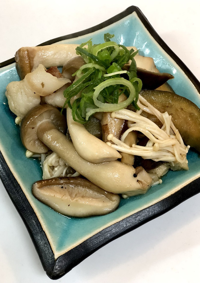 ナスときのこのポン酢炒め-レシピのメイン写真