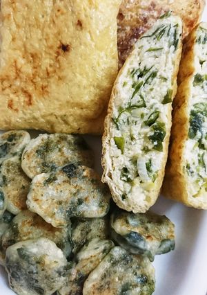 赤ちゃんも♪豆腐とわかめの油揚げ焼き-レシピのメイン写真