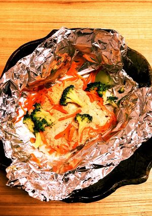 トースターで♪たらのホイル焼き明太マヨ-レシピのメイン写真