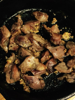 鶏砂肝のマスタード焼き-レシピのメイン写真