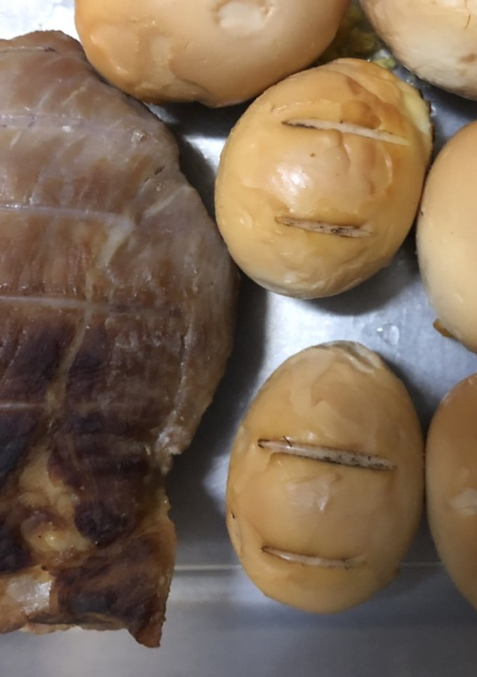 燻製（ゆで卵と豚肉）-レシピのメイン写真
