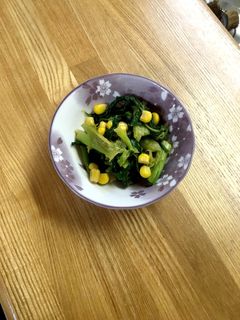 青菜のピーナッツ和え-レシピのメイン写真