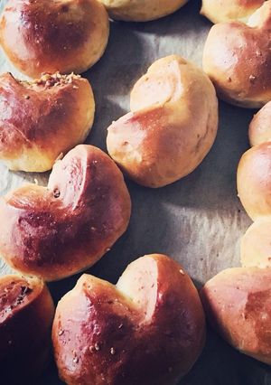 バレンタインの日はリスのパン♡-レシピのメイン写真
