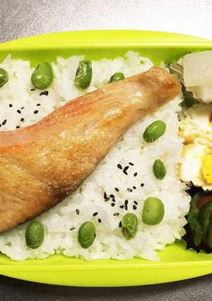 旦那弁当36♥鮭ムニエル弁当！-レシピのメイン写真