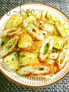 簡単&節約70円*のり塩バターちくじゃが-レシピのメイン写真