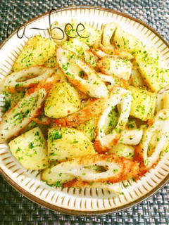 簡単&節約70円*のり塩バターちくじゃが-レシピのメイン写真