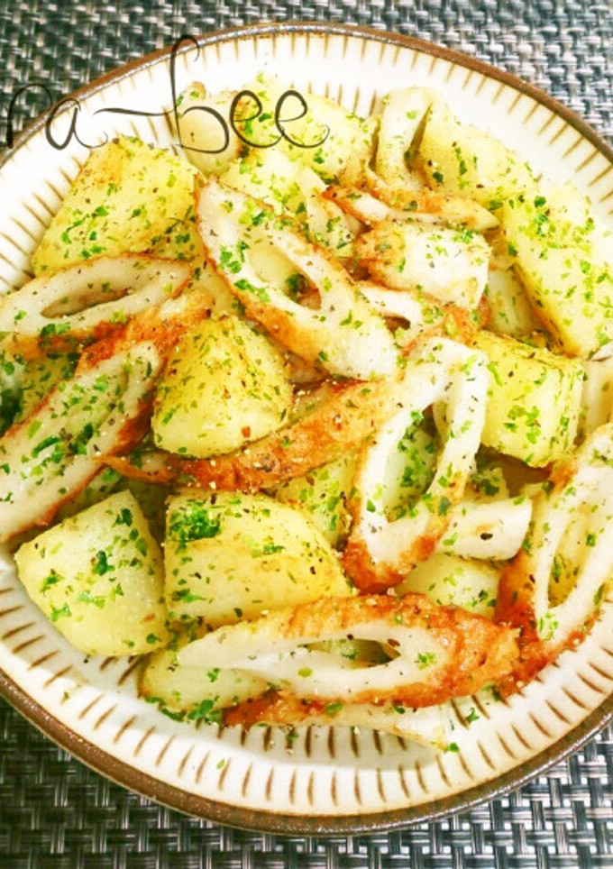 簡単＆節約70円＊のり塩バターちくじゃが-レシピのメイン写真