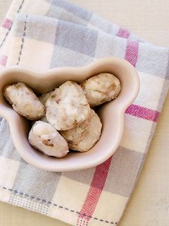 【離乳食後期】魚とマッシュルームの団子-レシピのメイン写真
