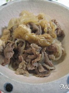牛肉としらたきとうす揚げの甘辛煮-レシピのメイン写真