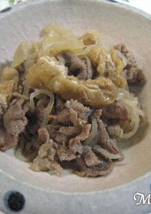 牛肉としらたきとうす揚げの甘辛煮-レシピのメイン写真