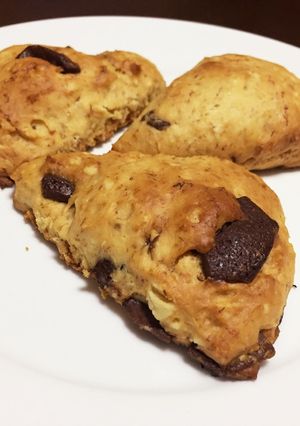 トースターで簡単！チョコバナナスコーン！-レシピのメイン写真
