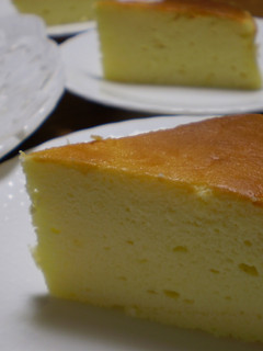 サワークリーム入りチーズケーキ(スフレ)-レシピのメイン写真