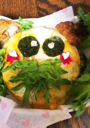簡単・バレンタイン風キャラごはん-レシピのメイン写真