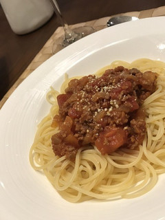 【簡単レシピ】ホールトマトでミートソース-レシピのメイン写真