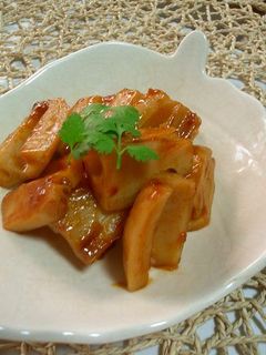 蓮根の韓国風炒め-レシピのメイン写真