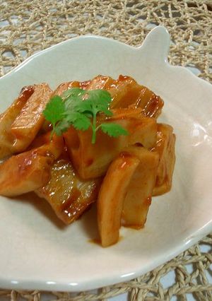 蓮根の韓国風炒め-レシピのメイン写真
