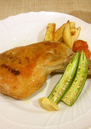 骨付き鶏もも肉のコンフィ☆-レシピのメイン写真