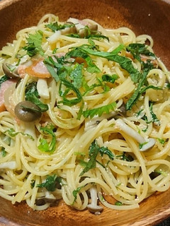 しめじの和風たらこバタースパゲティ☆-レシピのメイン写真
