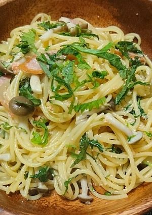 しめじの和風たらこバタースパゲティ☆-レシピのメイン写真