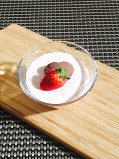いちごのババロア-レシピのメイン写真