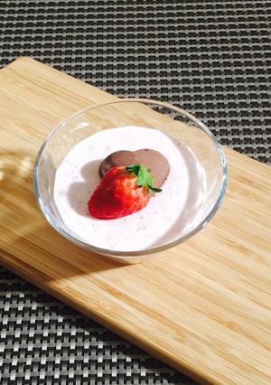 いちごのババロア-レシピのメイン写真