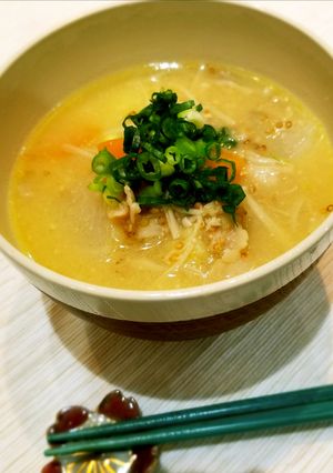 コツを押さえたおいしい豚汁☆キヌア入り-レシピのメイン写真