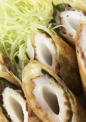 子供も大好き★ちくわチーズ春巻き-レシピのメイン写真
