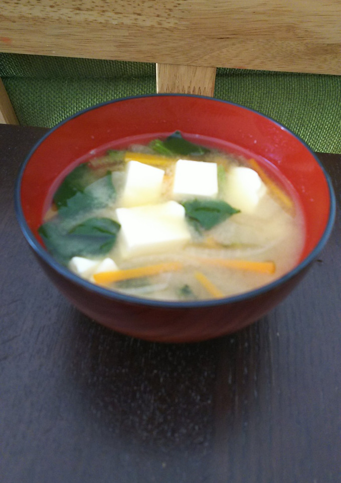 【簡単】野菜と豆腐のおみそ汁-レシピのメイン写真