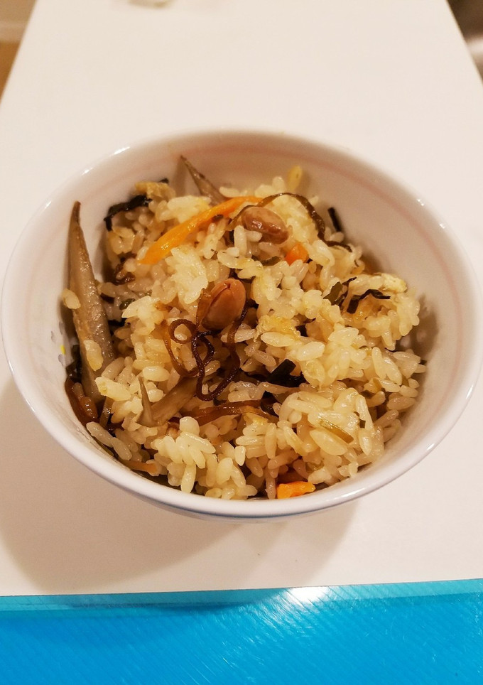 簡単☆節分豆の炊き込みご飯-レシピのメイン写真
