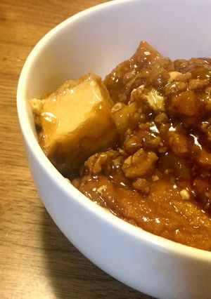 簡単!厚揚げのそぼろあんかけ-レシピのメイン写真