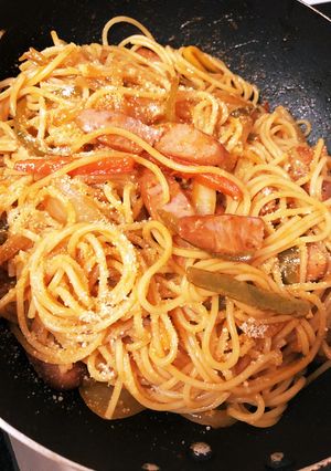 老舗の喫茶店風 洋食ナポリタン-レシピのメイン写真