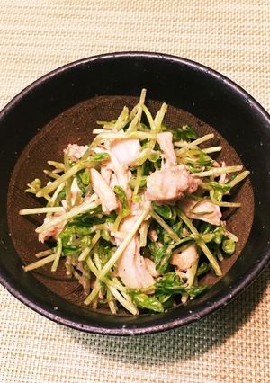 手軽に簡単♪豆苗のサラダ-レシピのメイン写真