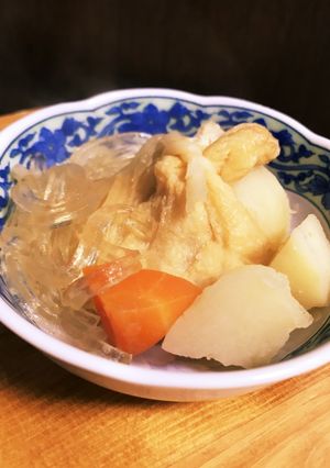 餅入り巾着の煮物-レシピのメイン写真